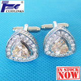 Zircon Cufflink Cuff Link 2 Pairs Promotion