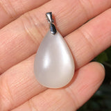 Moonstone Water Drop Pendant 925 Sterling Silver Reiki Healing Stone Jewelry