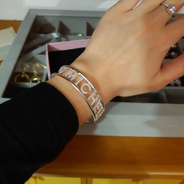 Personalized Name Man Bangle with Zicorn Letter Bracelet