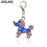 12 Dog Charm Earring Pendant Necklace Metal Jewelry Making