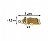 50 Dog Pendants Charms for Jewelry Making DIY Accessories