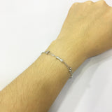 925 Silver Zircon Butterfly Bowkont Bracelet For Women