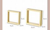10pcs Colorful 3D Floating Frame Shadow Box Jewelry Display