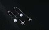 925 Sterling Silver Tassel Earrings for Women - Gift