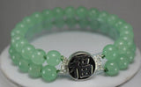 Green Jade Bless Bracelet for Good Luck and Protection