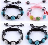 Micro Pave CZ Disco Ball Beads Bracelet - Children's Fashion Jewelry