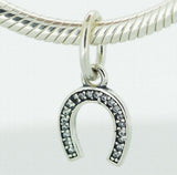 925 Sterling Silver Lucky Charms with Cubic Zirconia Beads