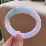 Natural Burma Jade 54mm-62mm Princess Bracelet for Mom or Girlfriend