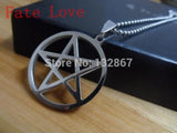 Satanic Symbol Pendant Stainless Steel Chain Polished
