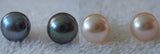 AA 9-10MM Pink Freshwater Pearl Stud Earrings