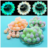 Glow In The Dark Silicone Beads 100pc DIY Necklace BPA-Free
