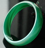 Natural Green Bangle Bracelet