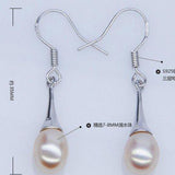Freshwater Pearl Dangle Earrings S925 Silver Jewelry