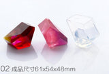 Silicone Mold for Big Stone Charms Resin Mould