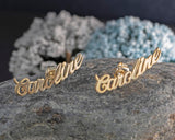 Personalized Name Stud Earrings