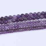 Amethyst Loose Gemstone Beads 8mm DIY String