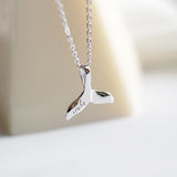 Dolphin Fish Tail Pendant Clavicle Necklace Female Jewelry Gift