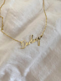 Custom Handwriting Name Necklace, Stainless Steel Nameplate Jewelry