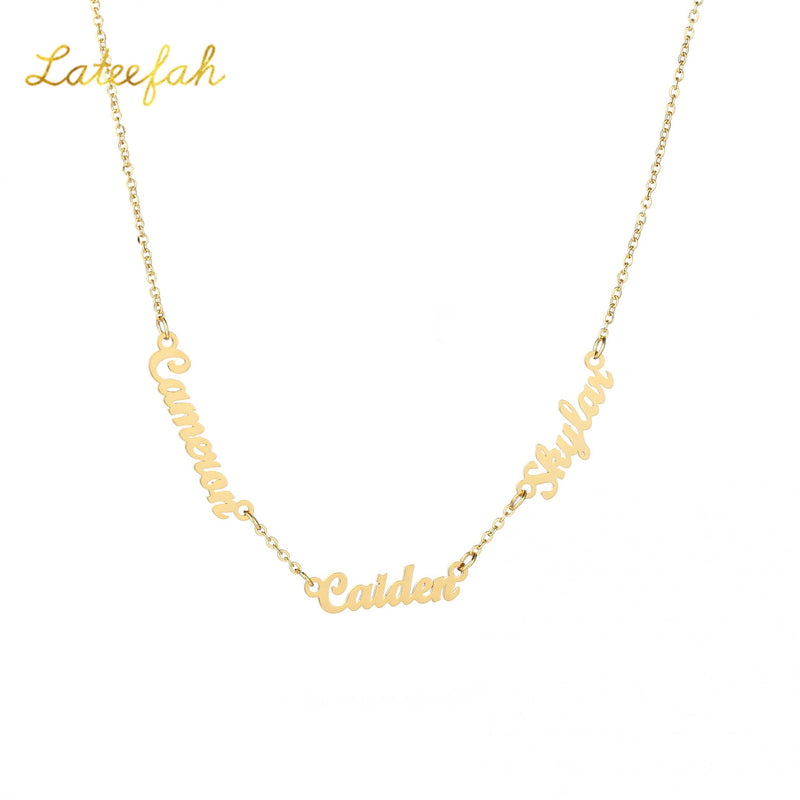 Spices Stainless Steel Family Name Choker Gift