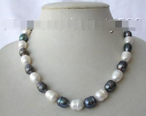 Large Baroque Pearl Necklace 9-10mm S1593