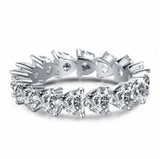 Sweet Heart Pink Rhinestone Ring for Women