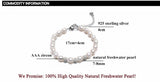 Pearl Zircon Crystal Charm Bracelet