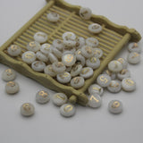 Mother Of Pearl Shell Bead Number Charms Pendant Jewelry Making DIY