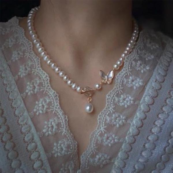 Sun Moon Stars Sweater Chain High-Grade Feeling Hollowed-Out Pendants Necklaces