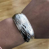Elegant Silver Bangle Bracelet