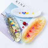 Feather Shaped Plate Resin Jewelry Mold