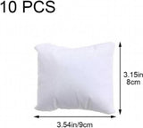 10 Pcs Soft Bracelet Watch Pillows - Small Jewelry Display Cushions