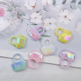Plated Macaron Bag Hanging UV Pendant Acrylic DIY Ring Key Chain
