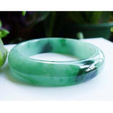 Zheru Light Green Jade Bracelet 54-64mm for Mother and Girlfriend