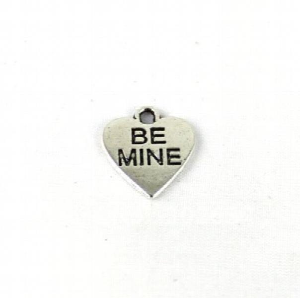 150PCS Tibetan Silver Heart Charm A14160