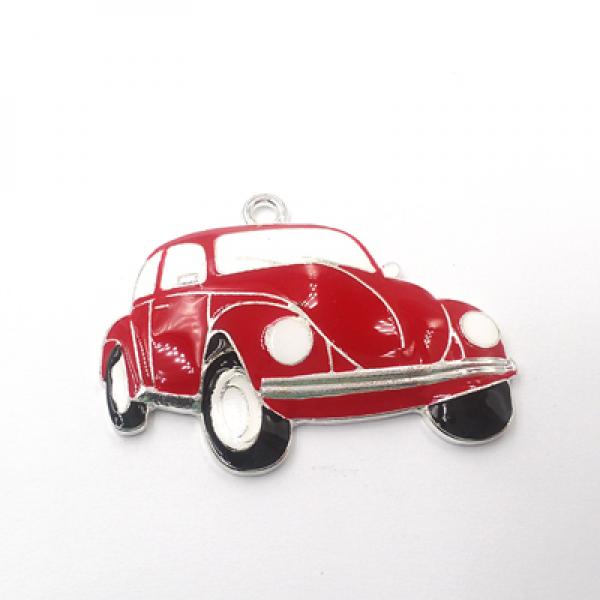 Full Enamel Car Pendant For Kids Jewelry Making