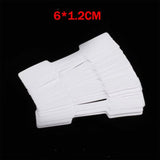 100pcs Self Adhesive Paper Jewelry Tags Necklace Ring Labels Display