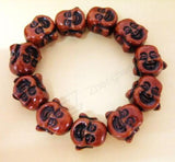 Bone Gothic Buddha Head Mini Bracelets