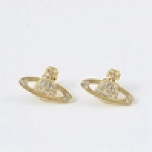 Metal Star Planet Earrings for Women - Set of 12 Pairs