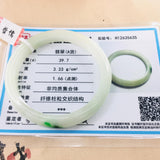Zheru Jewelry Natural Jadeite Bracelet 54-62mm Green