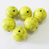 Chunky Acrylic Solid Crack Beads - 12mm and 20mm