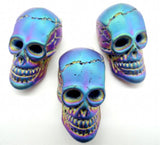 Stone Skull Quartz Crystal Pendant for DIY Necklace Making