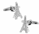 Men's Eiffel Tower Cufflinks Brass Material