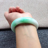 Natural Burmese Jadeite Light Purple Bracelet for Mother and Girlfriend