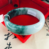 Zheru Jewelry Natural Jadeite Bracelet Princess Jade Gift 54-62mm