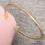 Metal Open Ribbon Bracelet for Girls