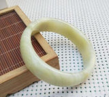 Natural Pattern Round Bangles Hand-Carved Bracelet