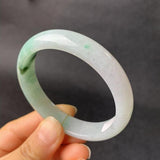 Zheru Jewelry Natural Burmese Jade Bicolor 54-64mm Bracelet Princess Jewelry