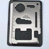 10PCS 11-in-1 Stainless Steel Card Tool Pocket Knife