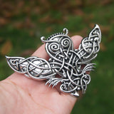 Gothic Witch Celtic Owl Hair Clip Barrette Hairpin Accessories