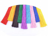 Satin Bohemian Tassel Supplies Large Thick Silk Tassel Jewelry Supplies